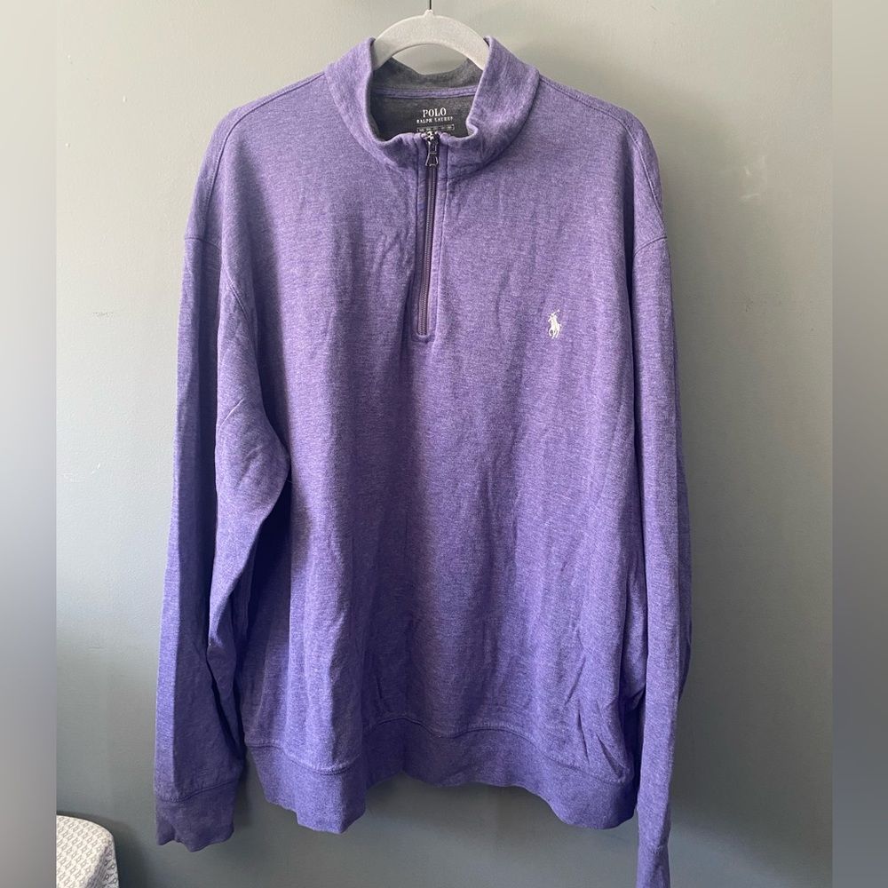 Purple Polo Ralph Lauren Quarter Zip